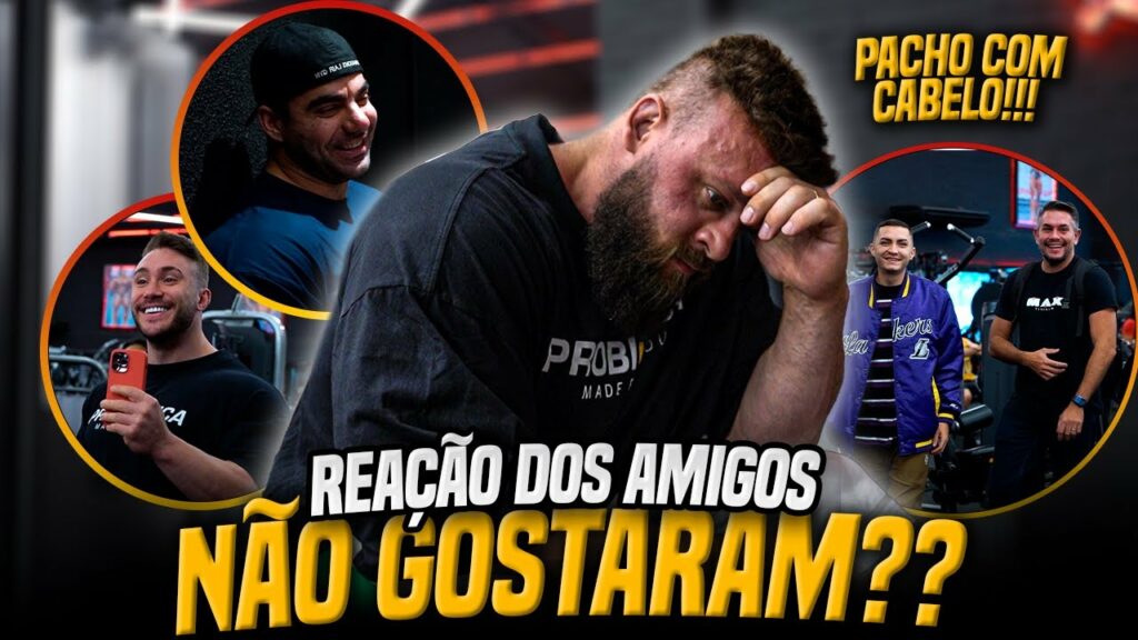 REAÇÃO DOS MEUS AMIGOS VENDO EU COM CABELO! FUI MUITO ZOADO?!