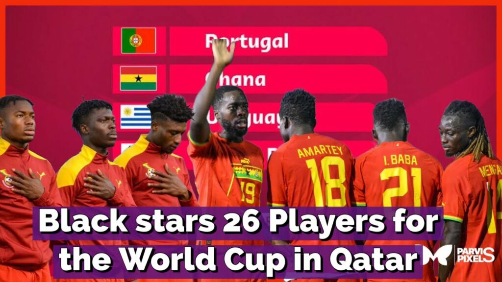 🇬🇭Black stars 26 man squad for the World Cup 2022 Qatar | Otto Addo World Cup squad 🇬🇭