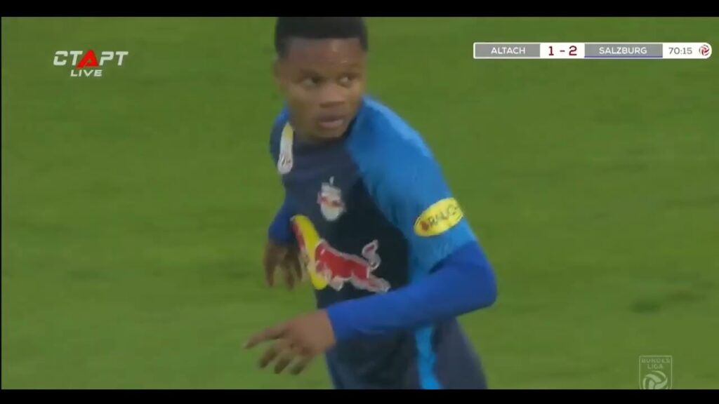 Lawrence Agyekum vs Altach (Debut for RB Salzburg)