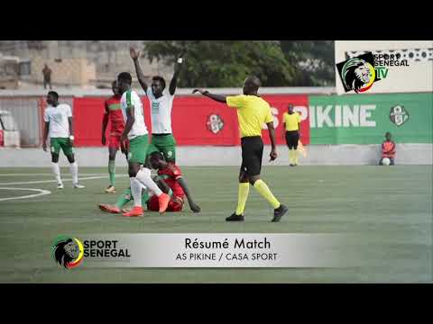 Résumé Match AS PIKINE vs CASA SPORT Ligue 1 Senegal