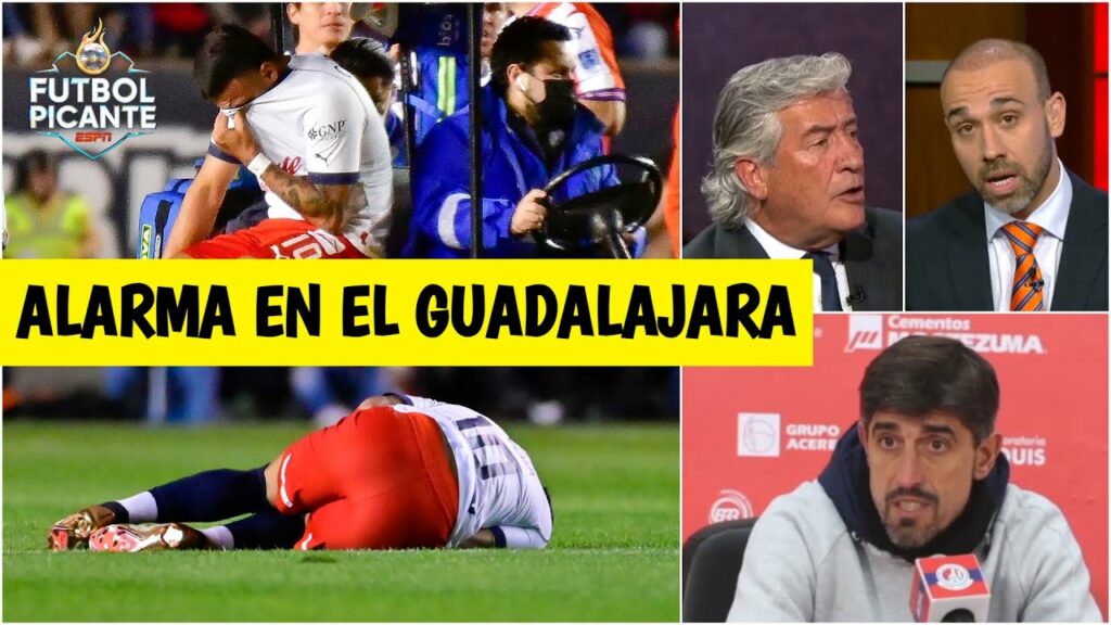 DRAMÁTICA LESIÓN Alexis Vega salió LLORANDO de la cancha. Preocupación en Chivas | Futbol Picante