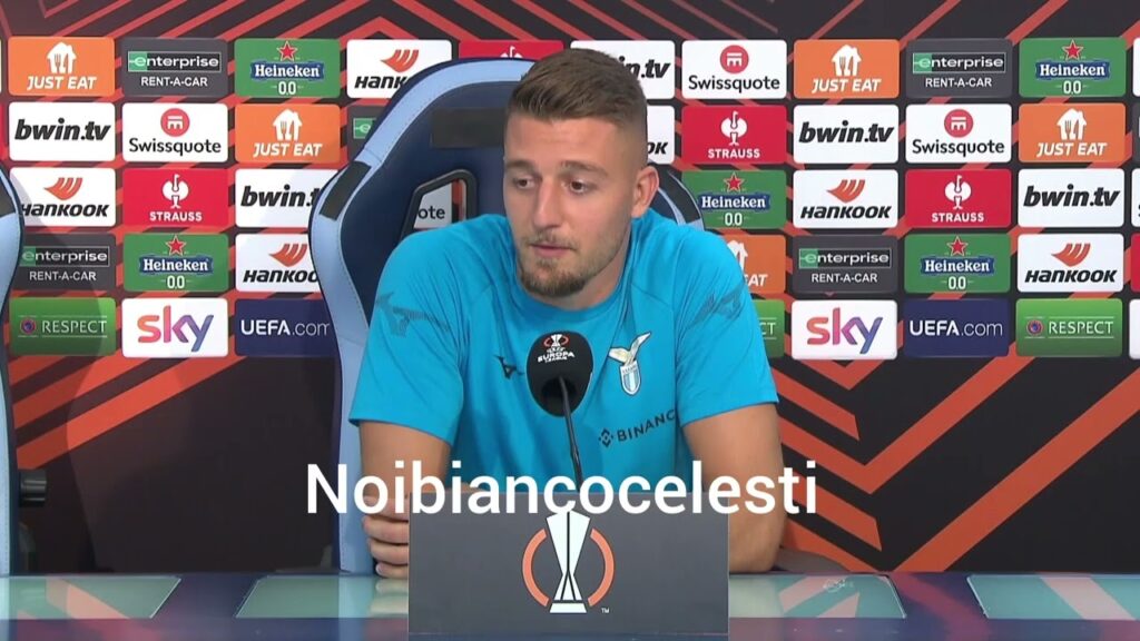 #EuropaLeague, #Lazio - #Feyenoord: la conferenza stampa di Sergej #MilinkovicSavic