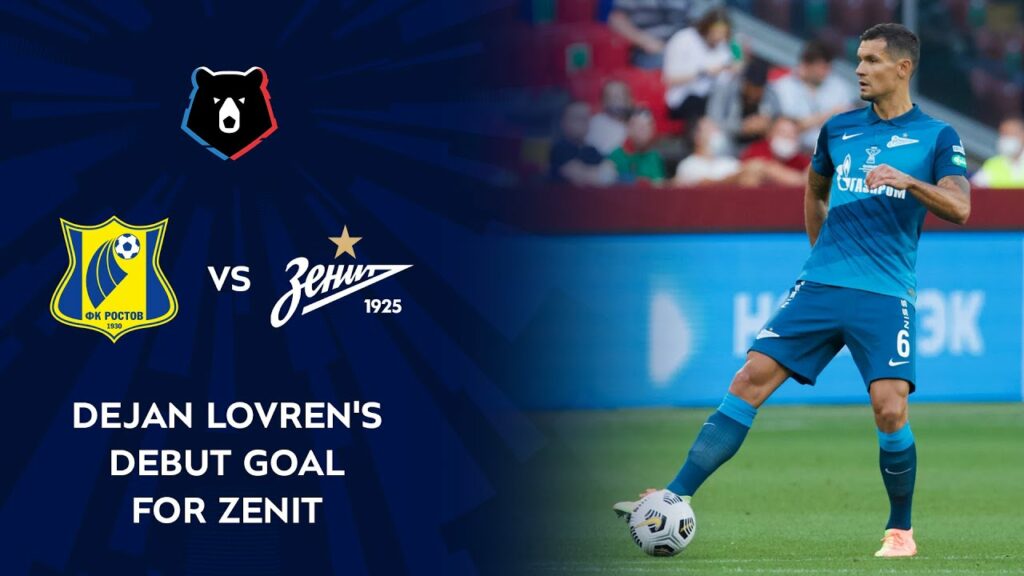Dejan Lovren's Debut Goal for Zenit against FC Rostov | RPL 2020/21