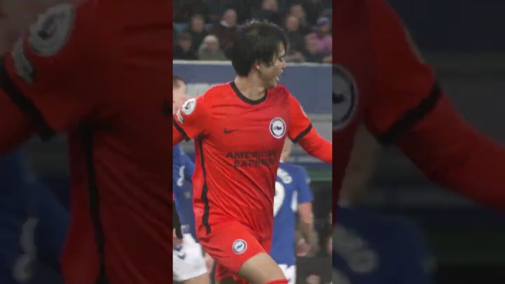 Exclusive Footage Of Kaoru Mitoma's Everton Goal