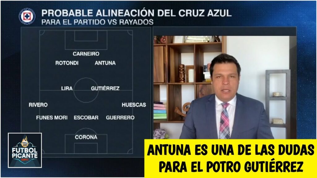 LIGA MX Sigue el DRAMA CON URIEL ANTUNA Y CRUZ AZUL. Dudan si jugará ante Rayados | Futbol Picante