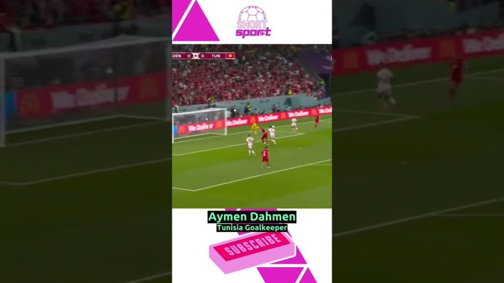 Tunisia GoalKeeper CRAZY 🔥👏 #shorts #football #goalkeeper #worldcup #qatar2022 #tunisia #denmark