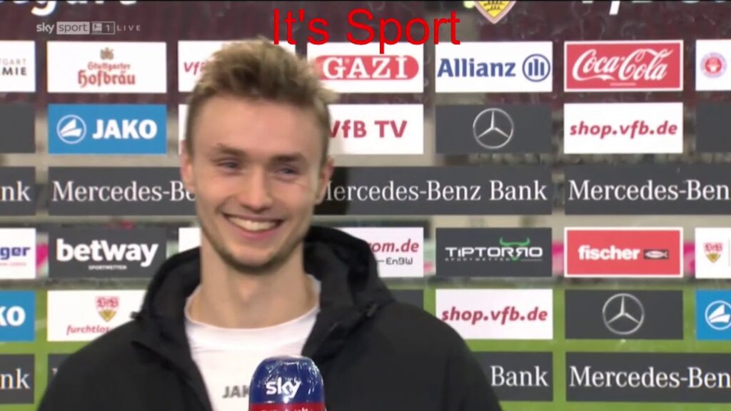 Bundesliga Interview: Sasa Kalajdzic im interview nach dem 2:2 gegen Mönchengladbach