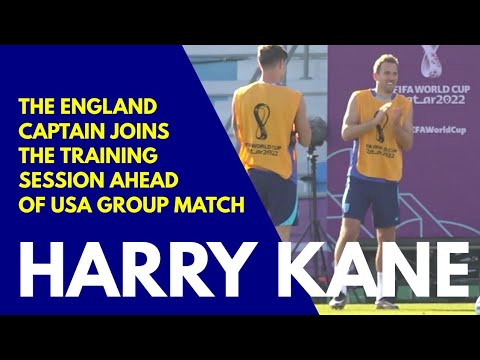 HARRY KANE TRAINING: The England Captain Joins The Training Session Ahead of USA Group Match