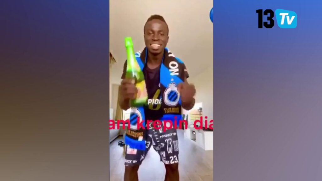 Même seul dans son appart, Krépin Diatta fête le nouveau sacre de Bruges, champion de Belgique