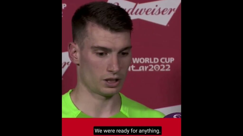 Dominik Livakovic interview after Croatia qualified for the quarter final of Fifa World Cup 2022
