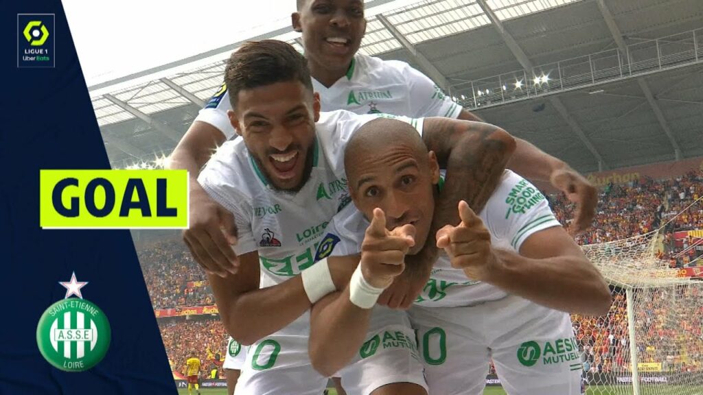 Goal Wahbi KHAZRI (1' - ASSE) RC LENS - AS SAINT-ÉTIENNE (2-2) 21/22