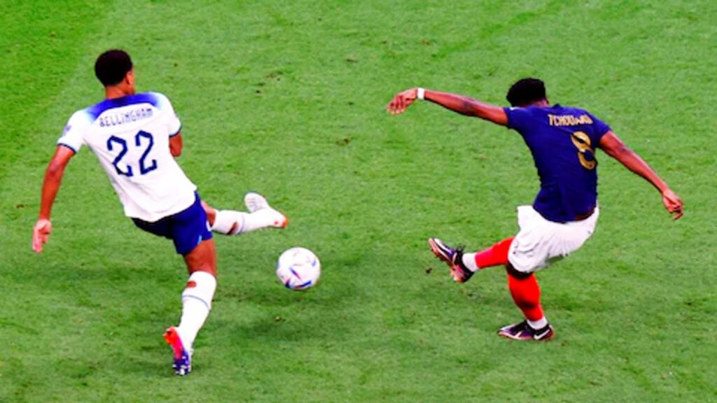 Aurélien Tchouaméni vs England (WC 2022) | What the Goal !