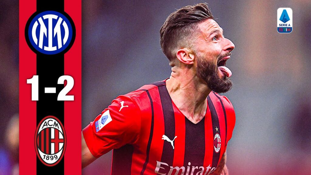 Olivier Giroud wins the derby! | Inter 1-2 AC Milan | Highlights Serie A