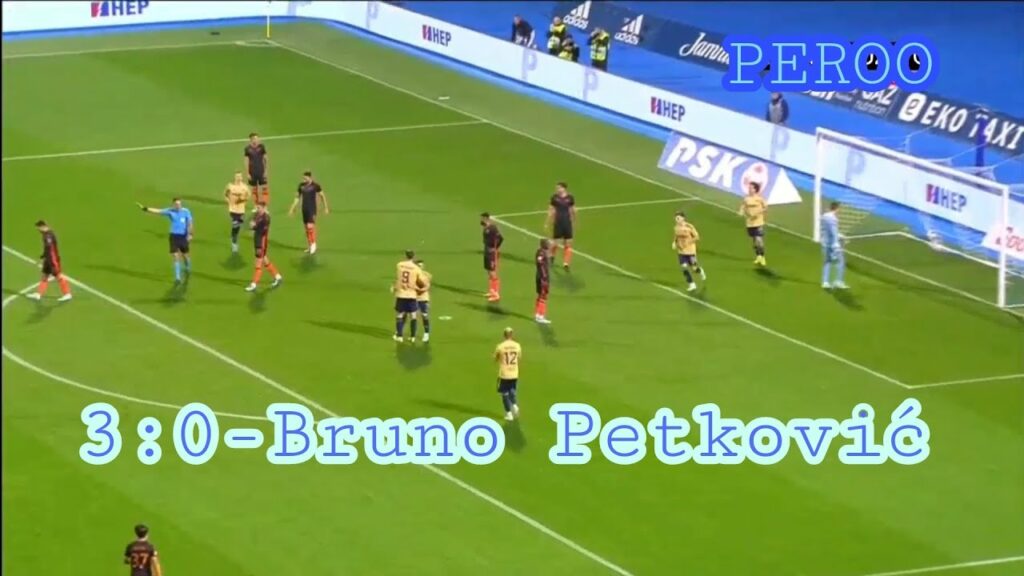 DINAMO ZAGREB - ŠIBENIK / GOL ZA 3:0 BRUNO PETKOVIĆ!