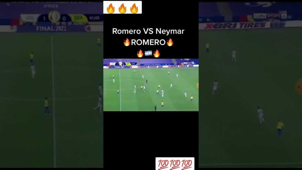 Cristian Romero vs Neymar jr🤮🔥😇🤐#whatsapp status🥀#Short