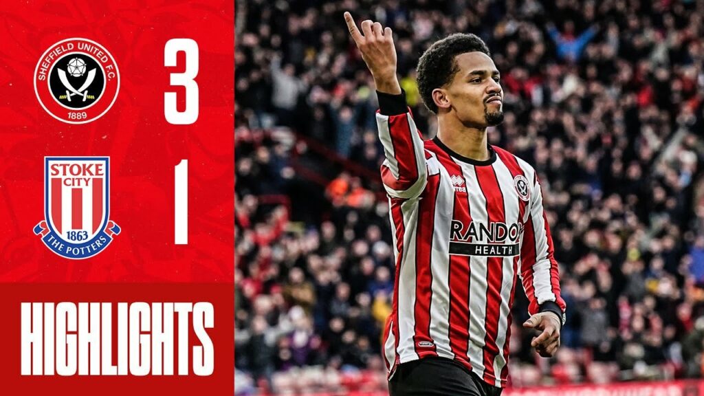 Iliman Ndiaye Goal & Jayden Bogle Brace 🔥 | Sheffield United 3-1 Stoke | EFL Championship highlights