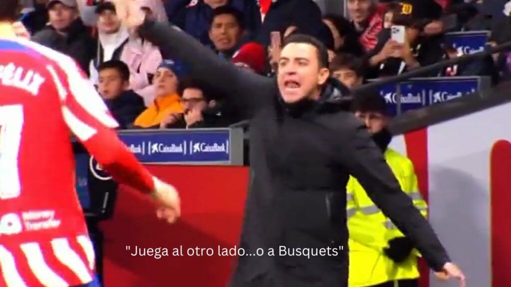 Enfado monumental de Xavi con Araujo