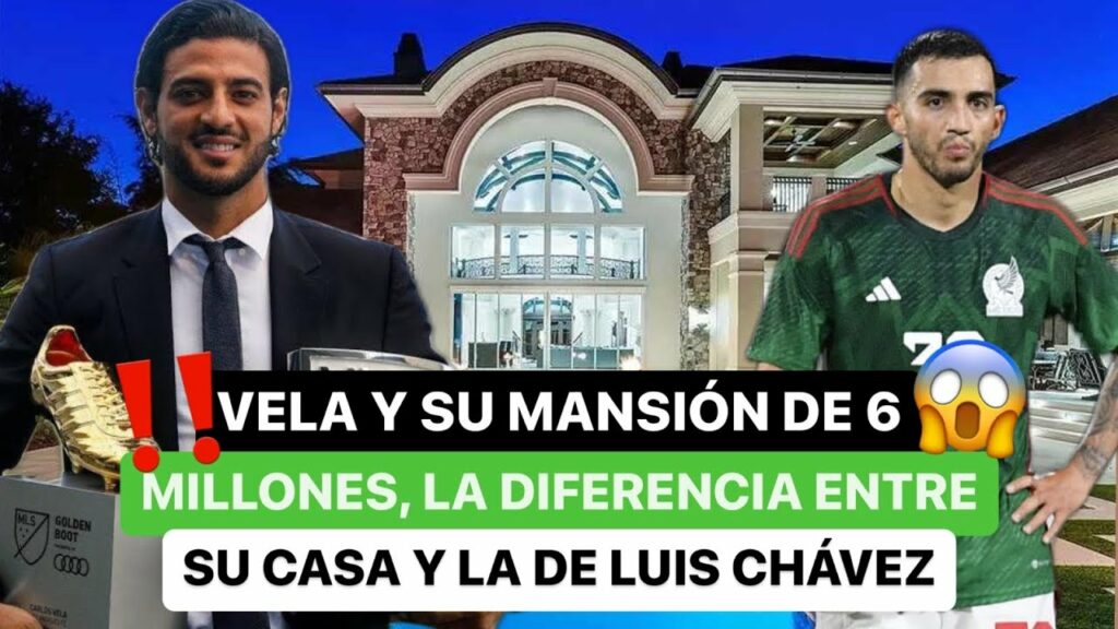 ❗️Vela y su mansión de 6 millones 🤑, la diferencia entre su casa y la de Luis Chávez 🇲🇽