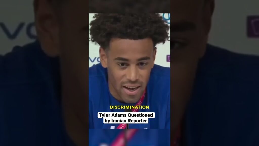 Tyler Adams questioned by Iranian Reporter #shorts