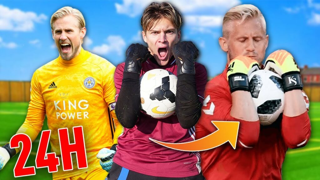 🧤Mi sono ALLENATO per 24H come SCHMEICHEL! (il portiere più criticato!)