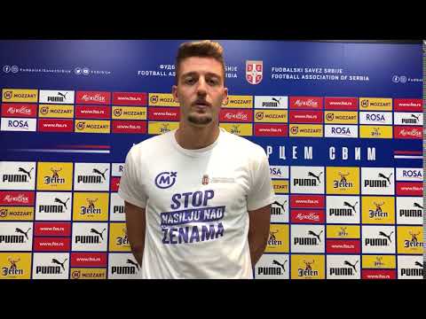 Sergej Milinković Savić i Filip Kostić - STOP NASILJU NAD ŽENAMA