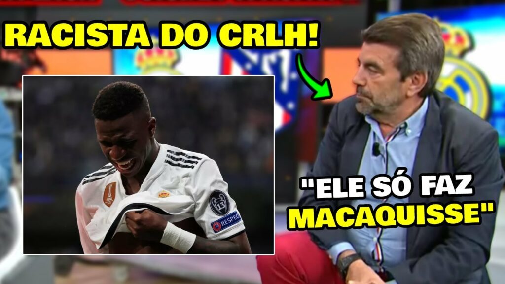 REVOLTANTE! VINICIUS JR É VÍTIMA DE RACISMO EM TV DA ESPANHA!!!