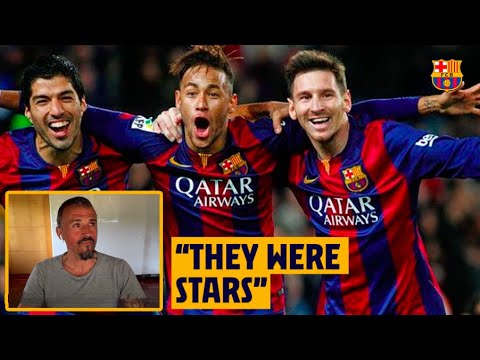 Luis Enrique remembers Messi, Suárez & Neymar "They put the team before themselves"