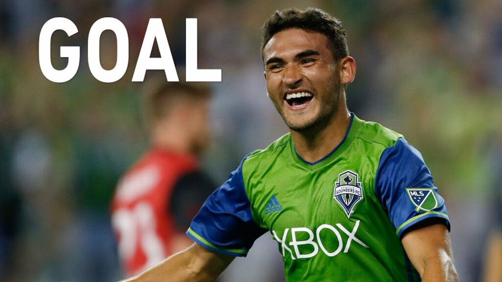 GOAL: Cristian Roldan finishes a flick-on header from Brad Evans