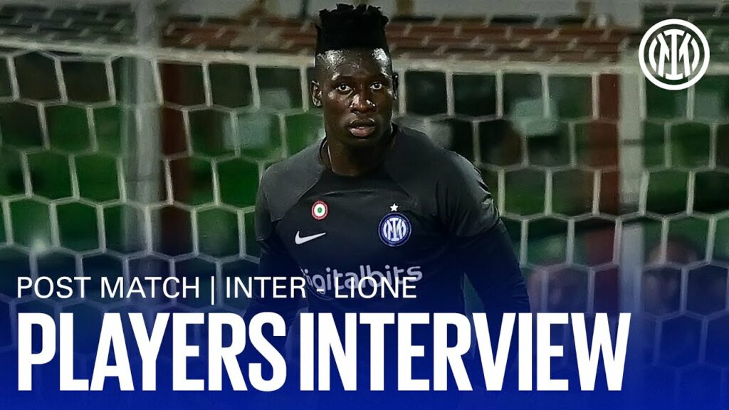 INTER vs LIONE 2-2 | ONANA EXCLUSIVE POST MATCH INTERVIEW  [SUB ENG]🎤⚫️🔵