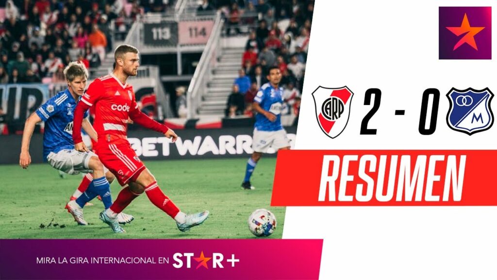 ¡EL CONJUNTO DE DEMICHELIS Y UN TRIUNFAZO ANTE EL EQUIPO EMBAJADOR | River 2-0 Millonarios | RESUMEN