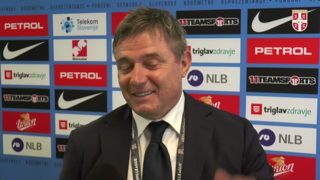 Dragan Stojković i Aleksandar Mitrović | Slovenija - Srbija 2:2 (Ljubljana, 12.06.2022.)