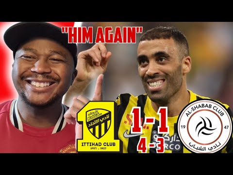 HAMDALLAH AGAIN !! | Al-Ittihad 1-1 (4-3) Al Shabab REACTION