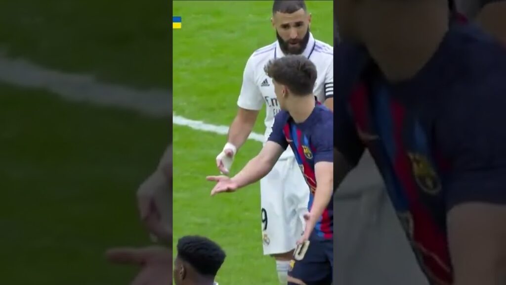 benzema slaps Gavi 😂😂😂😂😂