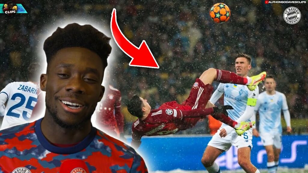 Davies' reaction to this Lewandowski Goal.. 🤩