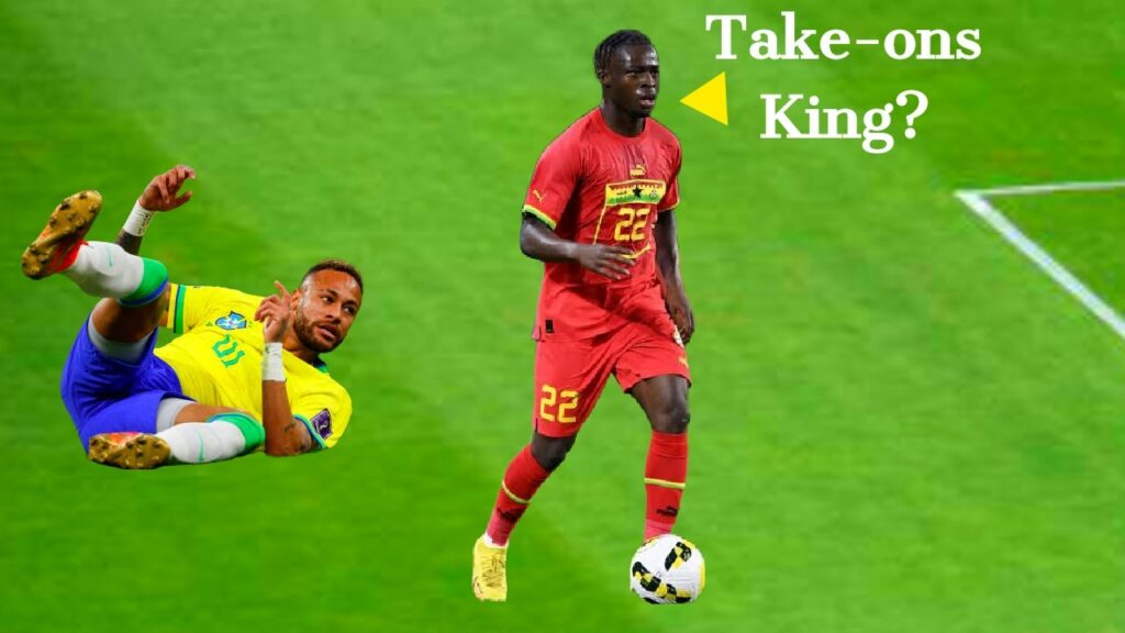 Kamaldeen Sulemana loves TAKE-ONS...