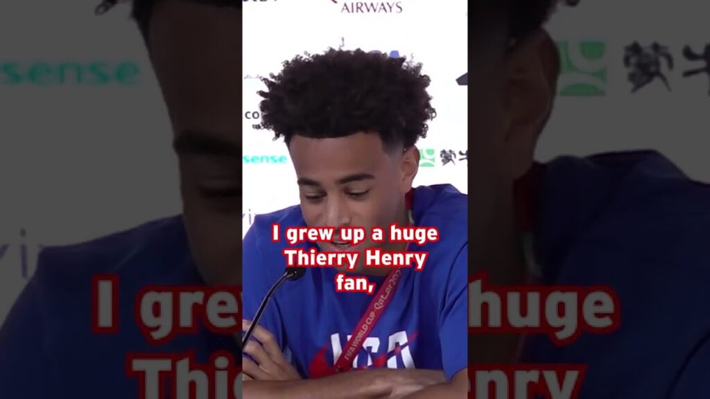 "WATCHED A LOT OF ARSENAL GAMES" Tyler Adams Admits He Grew Up Idolising Thierry Henry 👀🔴 #Shorts