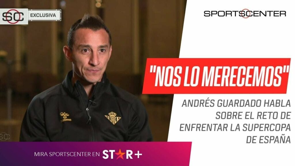 ANDRÉS #GUARDADO sobre la #SUPERCOPA: 'Nos hace mucha ILUSIÓN estar aquí, nos lo hemos GANADO"