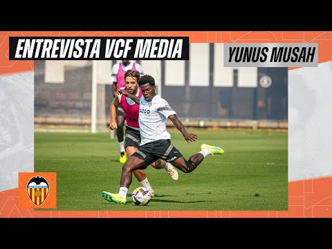 YUNUS MUSAH CONFÍA EN EL APOYO DE LA AFICIÓN DEL VALENCIA CF PARA LOGRAR EL TRIUNFO ANTE EL ELCHE CF