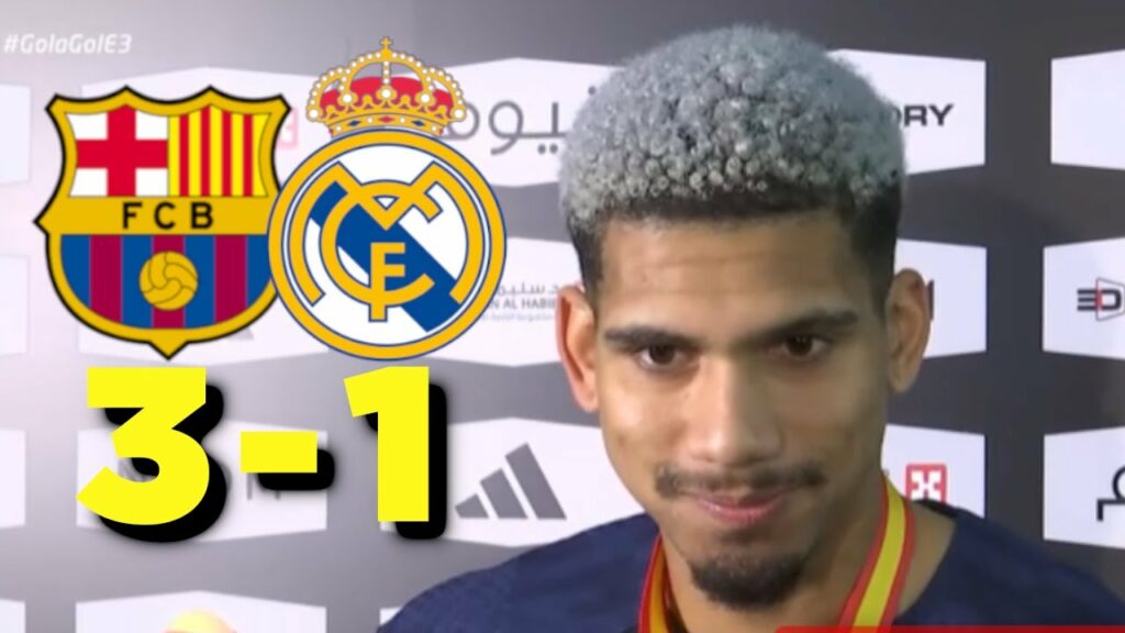🚨 Reacciones postpartido: FC BARCELONA 3-1 MADRID (RONALD ARAUJO)