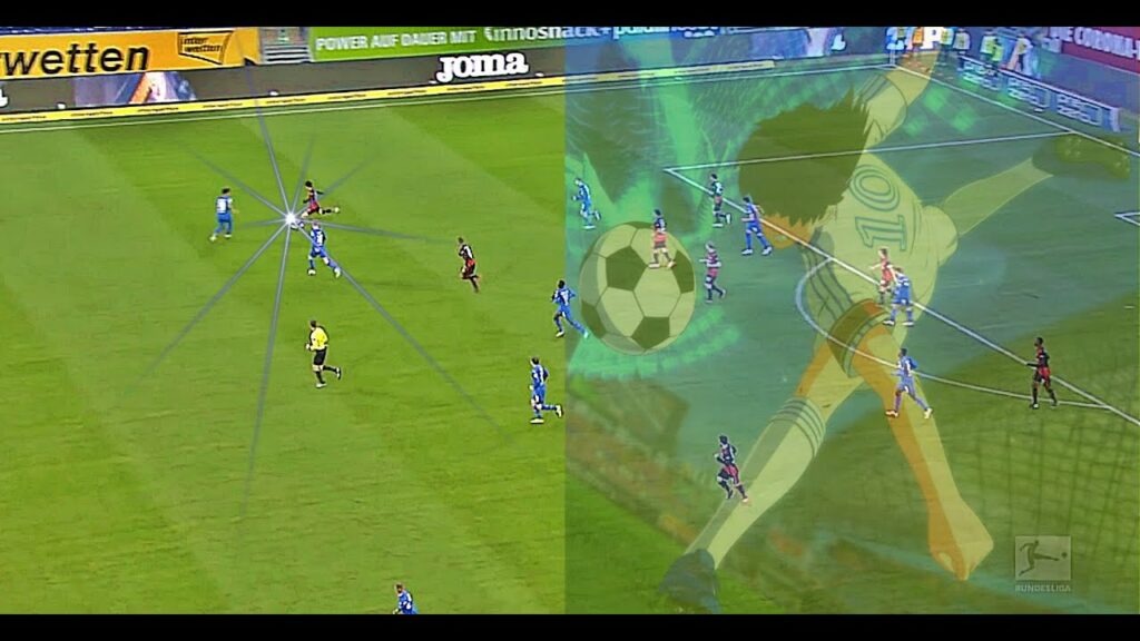 Daichi Kamada Skills - 57 Meter Diagonal Ball vs Hoffenheim 鎌田 大地