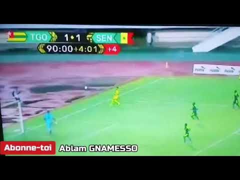 Vidéo Résumé Togo 1-1 Sénégal, but de Pape Abou Cissé (CSC) & Habib Diallo