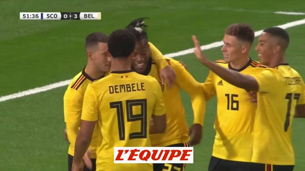 Le but de Michy Batshuayi - Football - Amical - BEL
