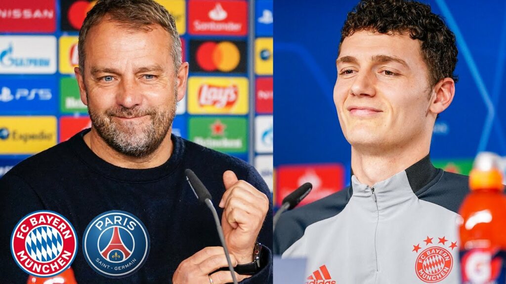 🎙️ Top match against Neymar, Mbappé & Co.! Press Conference with Pavard & Flick ahead of #FCBPSG