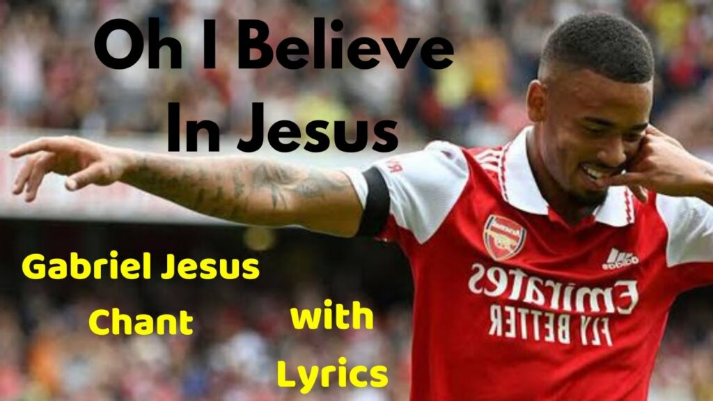 Gabriel Jesus Arsenal Chant - With Lyrics