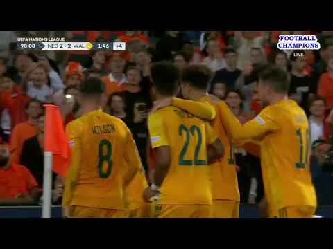 Harry Wilson-Bale verrücktes Spiel nach dem Tor, Niederlande-Wales, UEFA Nations League 2022