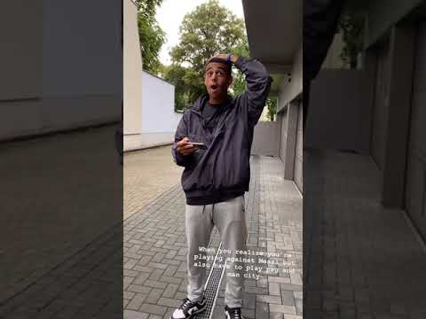 Tyler Adams Reacts To PSG and Manchester City Joining Same Champions League Group 😅 #Shorts