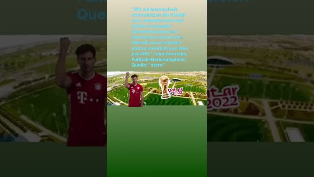 Leon #Goretzka und das DFB-Team unterstützen die Vielfalt der Lebensformen #dfbteam #dfb #qatar2022