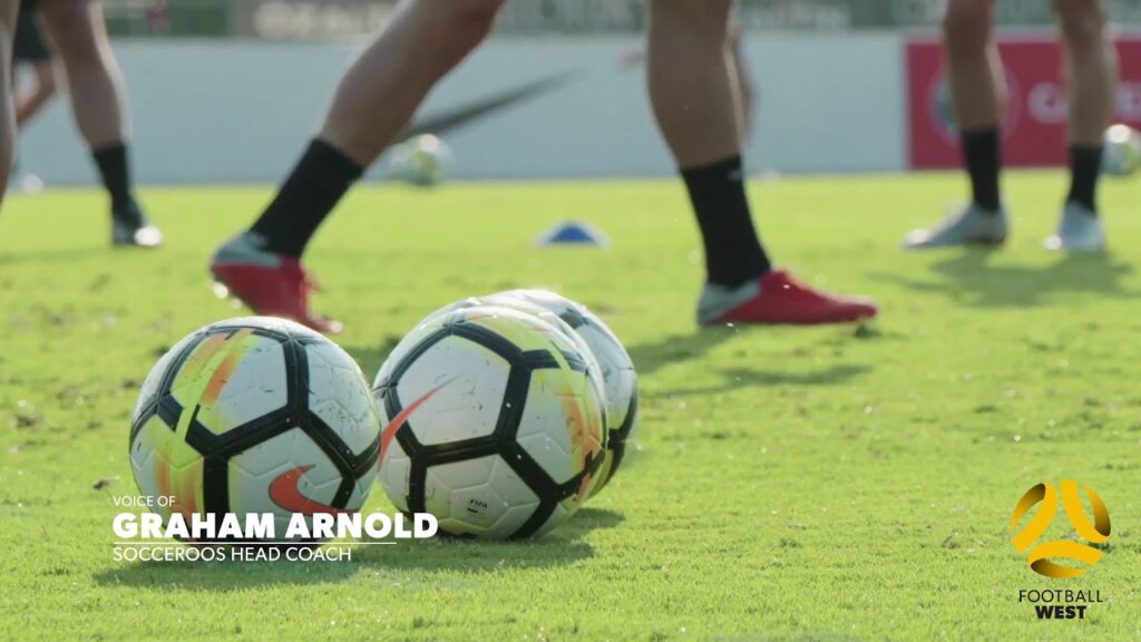 Socceroos coach Graham Arnold celebrates WA football return