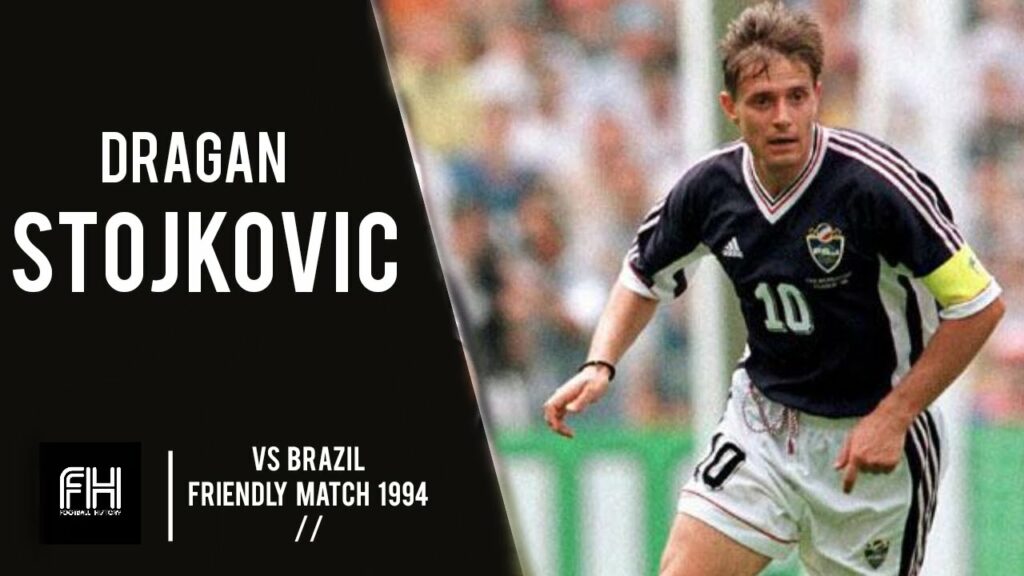 Dragan Stojkovic Piksi ● Skills ● Brazil 2-0 Yugoslavia ● Frendly Match 1994