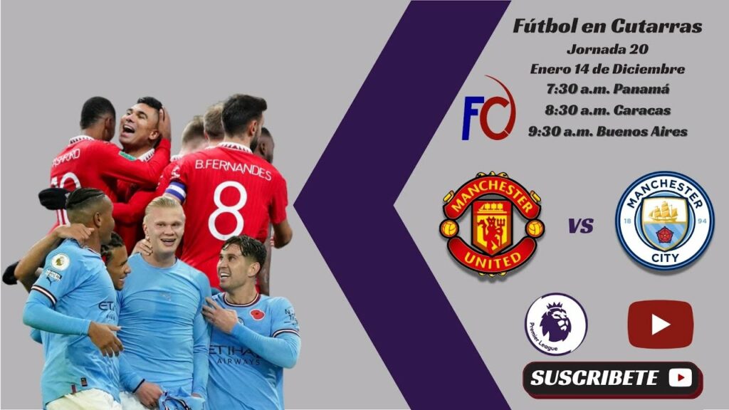 Manchester United vs Manchester City - Jornada 20 - Premier League